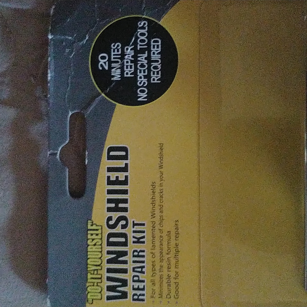 DIY Windshield Repair Kit - Yellow - Picture 2 of 4